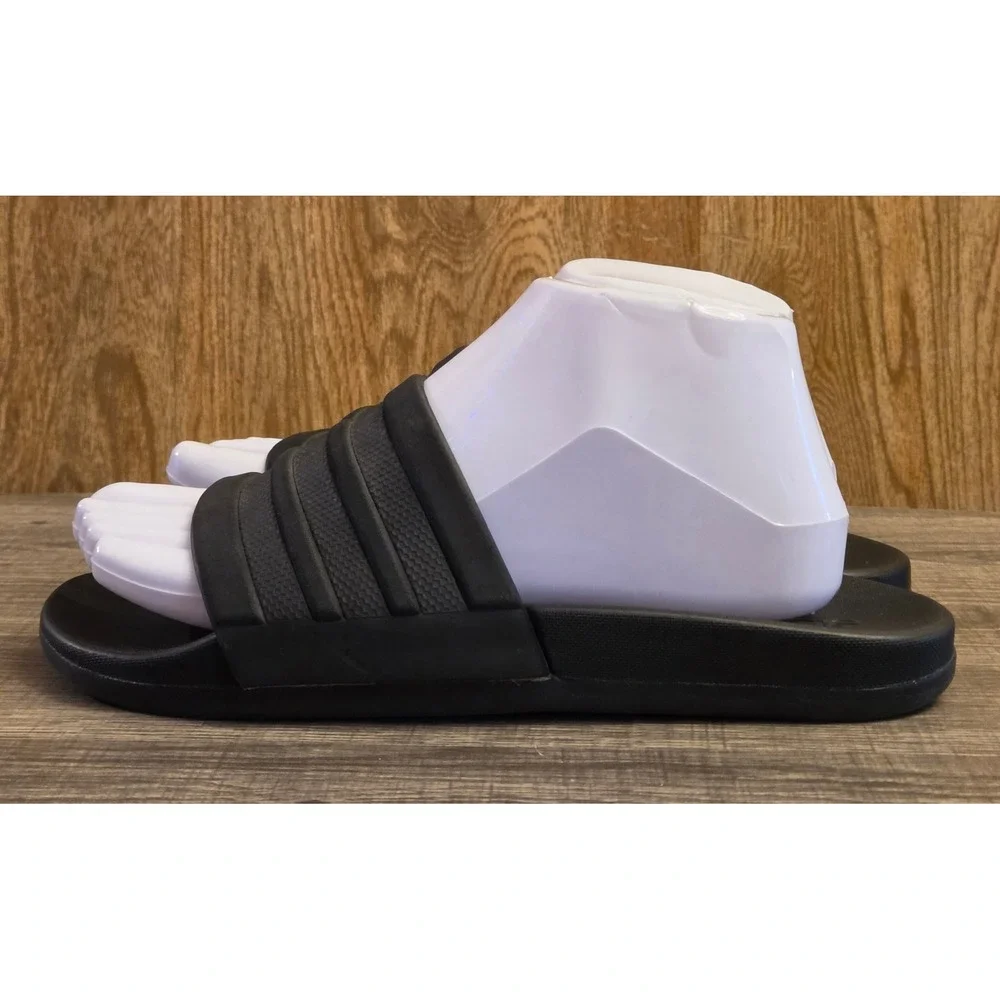 Adidas Adilette Comfort Slide Sandals Mens Size 6‎ Black